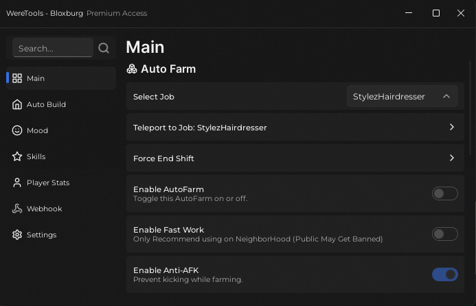 WereTools Screenshot 1